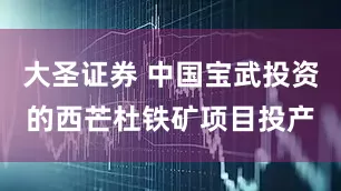 大圣证券 中国宝武投资的西芒杜铁矿项目投产